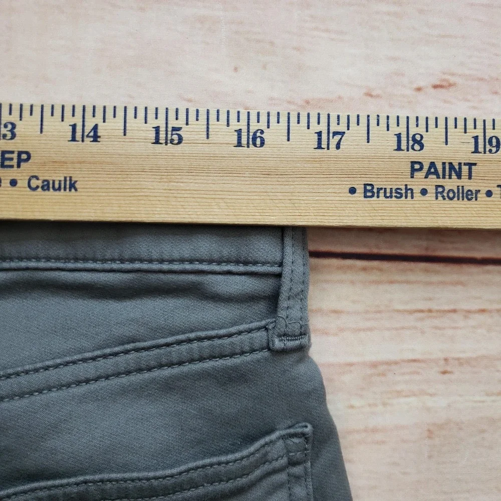 Banana Republic Pants‎ Mens 34x30 Gray Chino Slim Stretch Cotton-Spandex